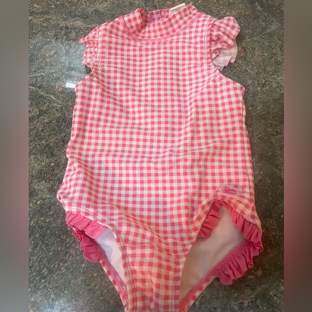 Precious Ruffle Butts high neck swimsuit
